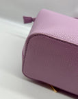 Like Dreams Purple Leather Bowtie Crossbody Bag