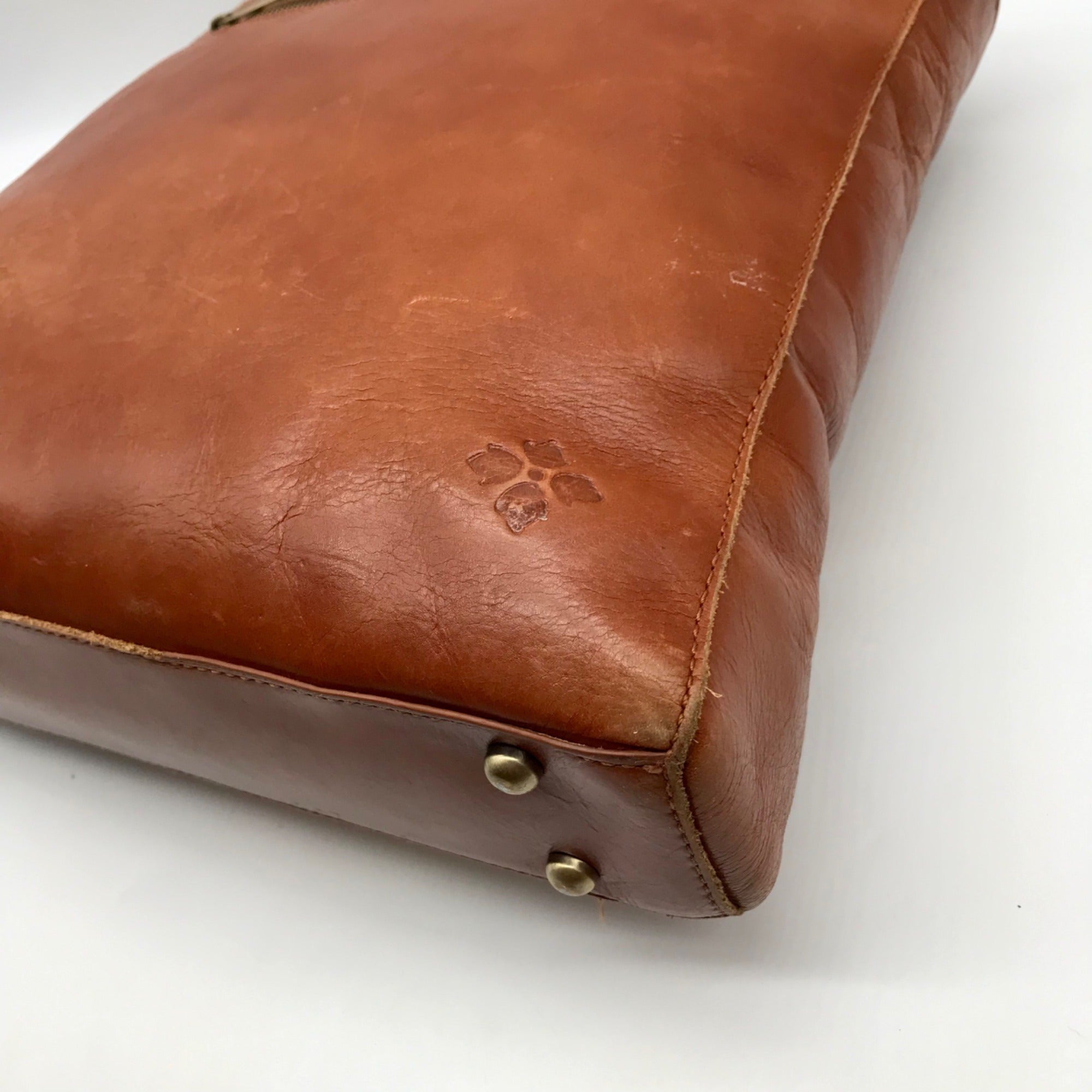 Patricia Nash Brown Leather Viana Tote Bag