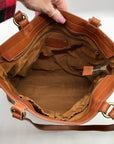 Patricia Nash Brown Leather Viana Tote Bag