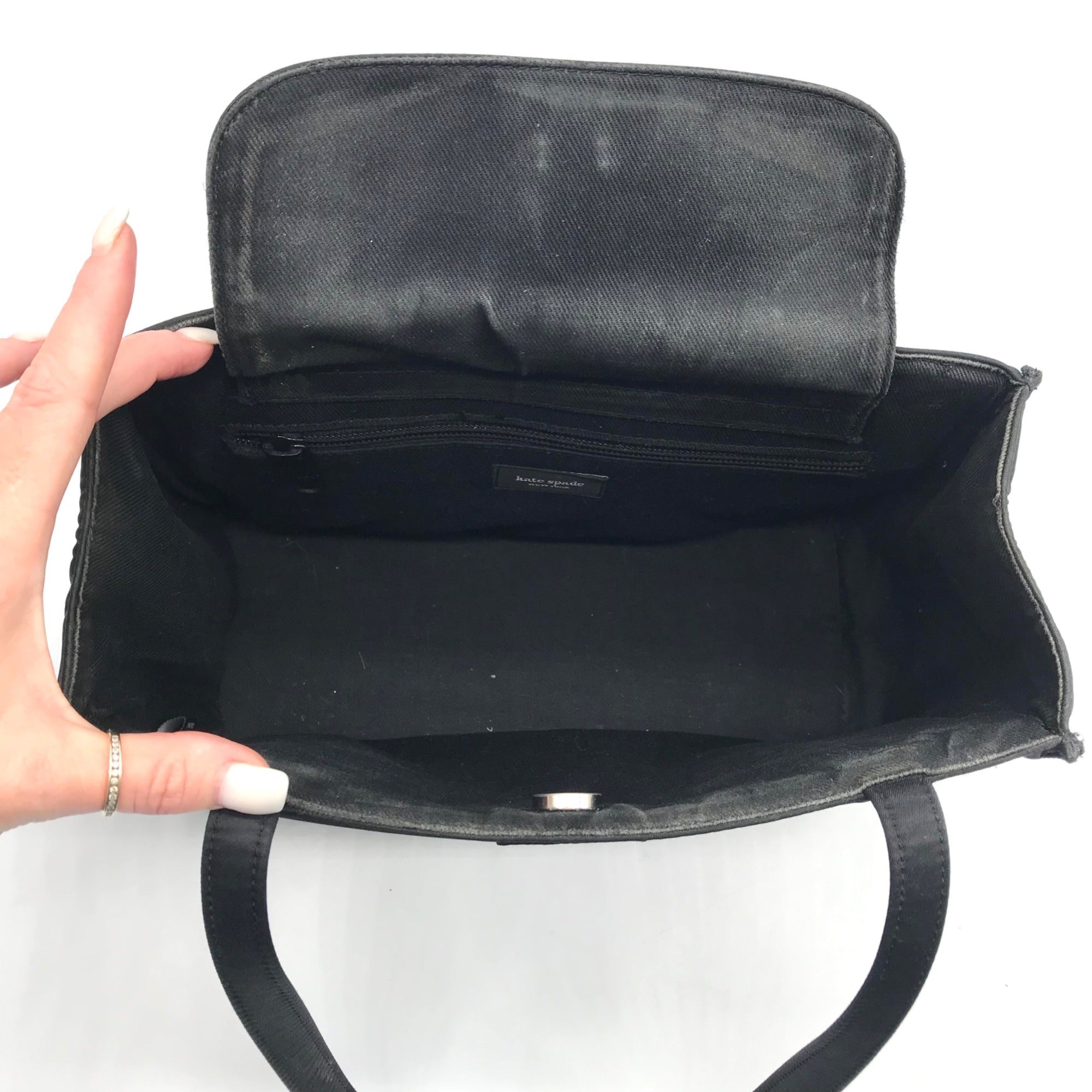 Kate Spade Black Nylon Vintage Sam Shoulder Bag