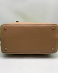Francesco Biasia Tropical Green Suede & Leather Tote Bag