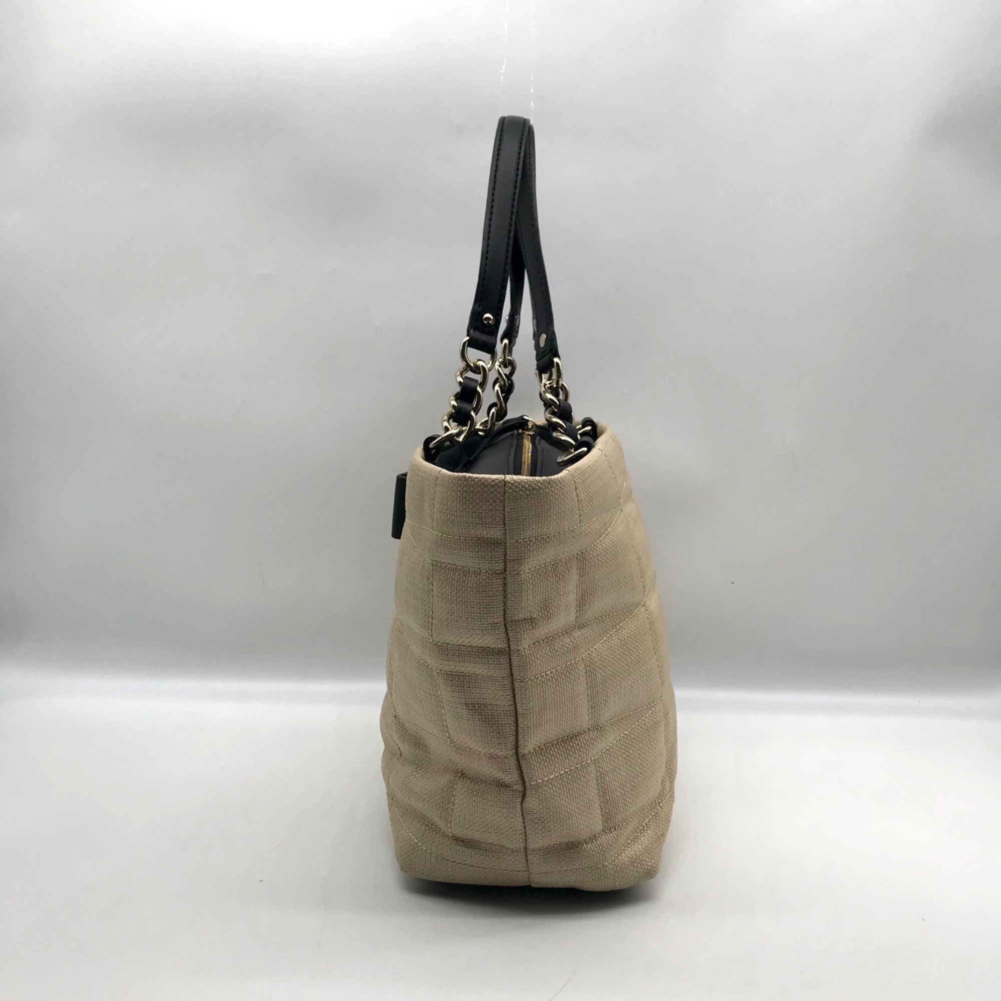 Kate Spade Tan Straw Veranda Place Maree Shoulder Bag