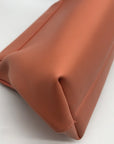 Jules Kae Peach Ellie Turn Lock Clutch
