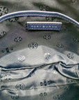 Tory Burch Navy and Red Retro Batik Crossbody Bag