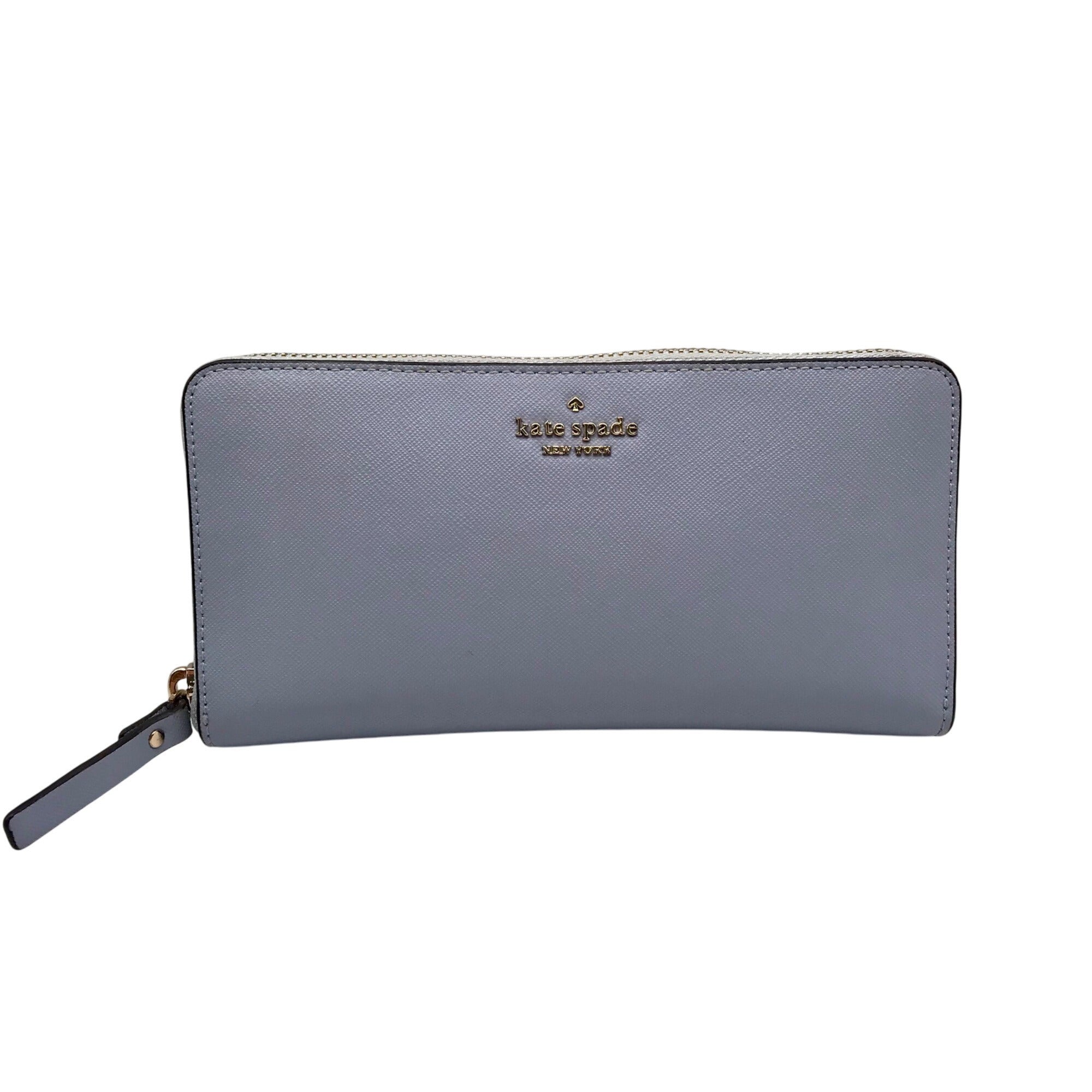 Kate Spade Baby Blue Saffiano Leather Laurel Way Neda Wallet
