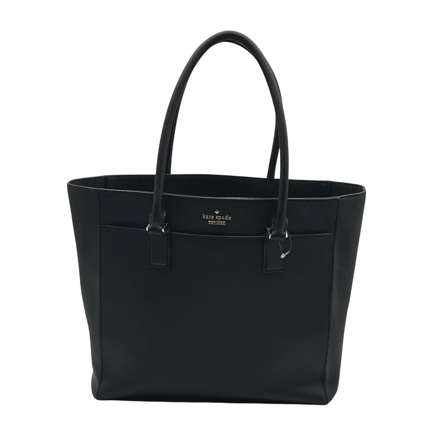 Kate Spade Black Leather Tote Bag