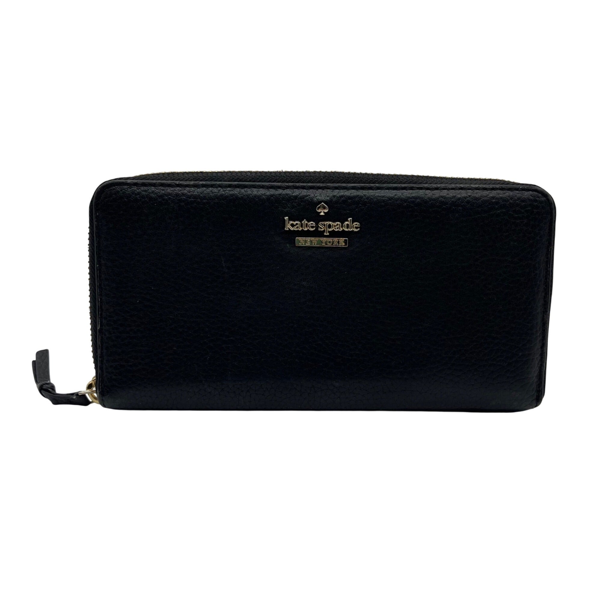Kate Spade Black Leila Large Continental Wallet