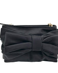 Kate Spade Black Nylon Bow Skipper Mini Crossbody Bag 