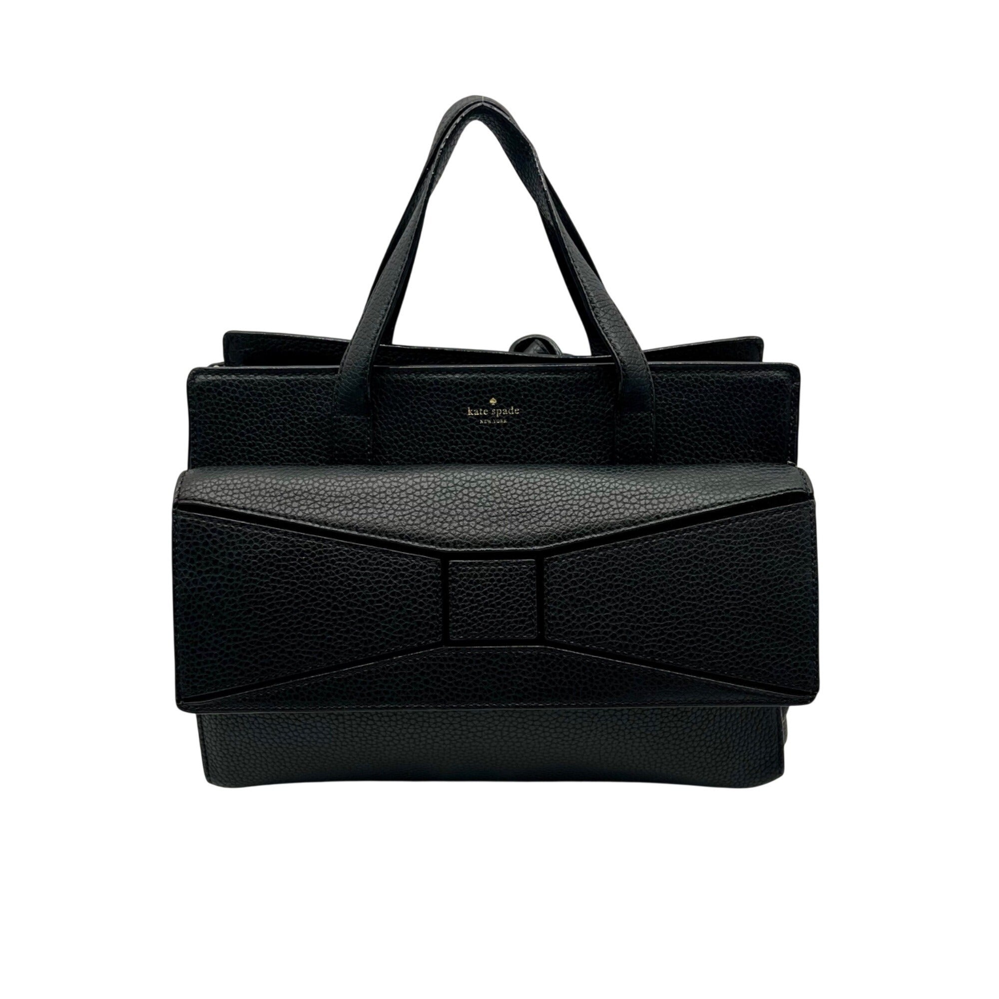 Kate Spade Black Pebbled Leather Chantal Shoulder Bag