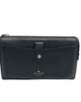 Kate Spade Black Pebbled Leather Larchmont Avenue Alegra crossbody Wallet  