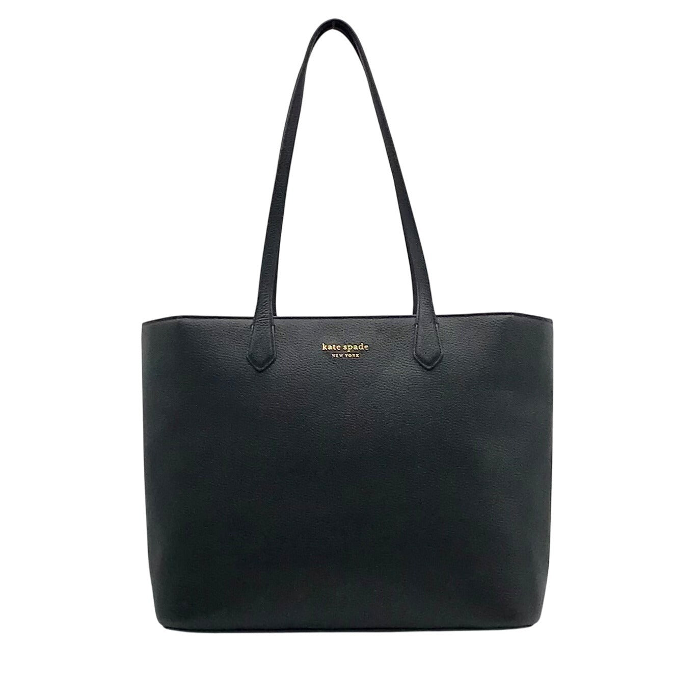 Kate Spade Black Pebbled Leather Veronica Tote Bag 