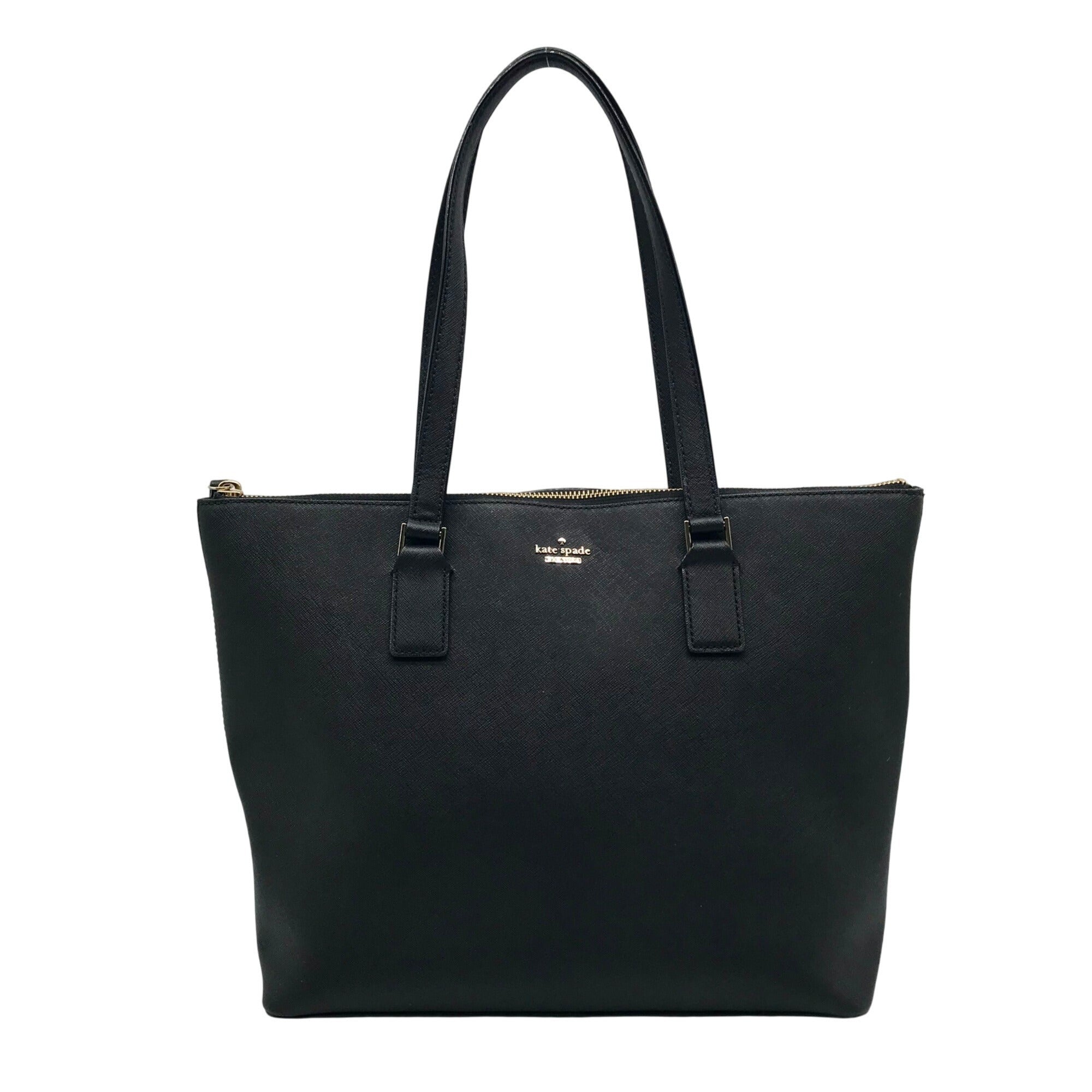 Kate Spade Black Saffiano Leather Cameron Street Lucie Tote  Bag