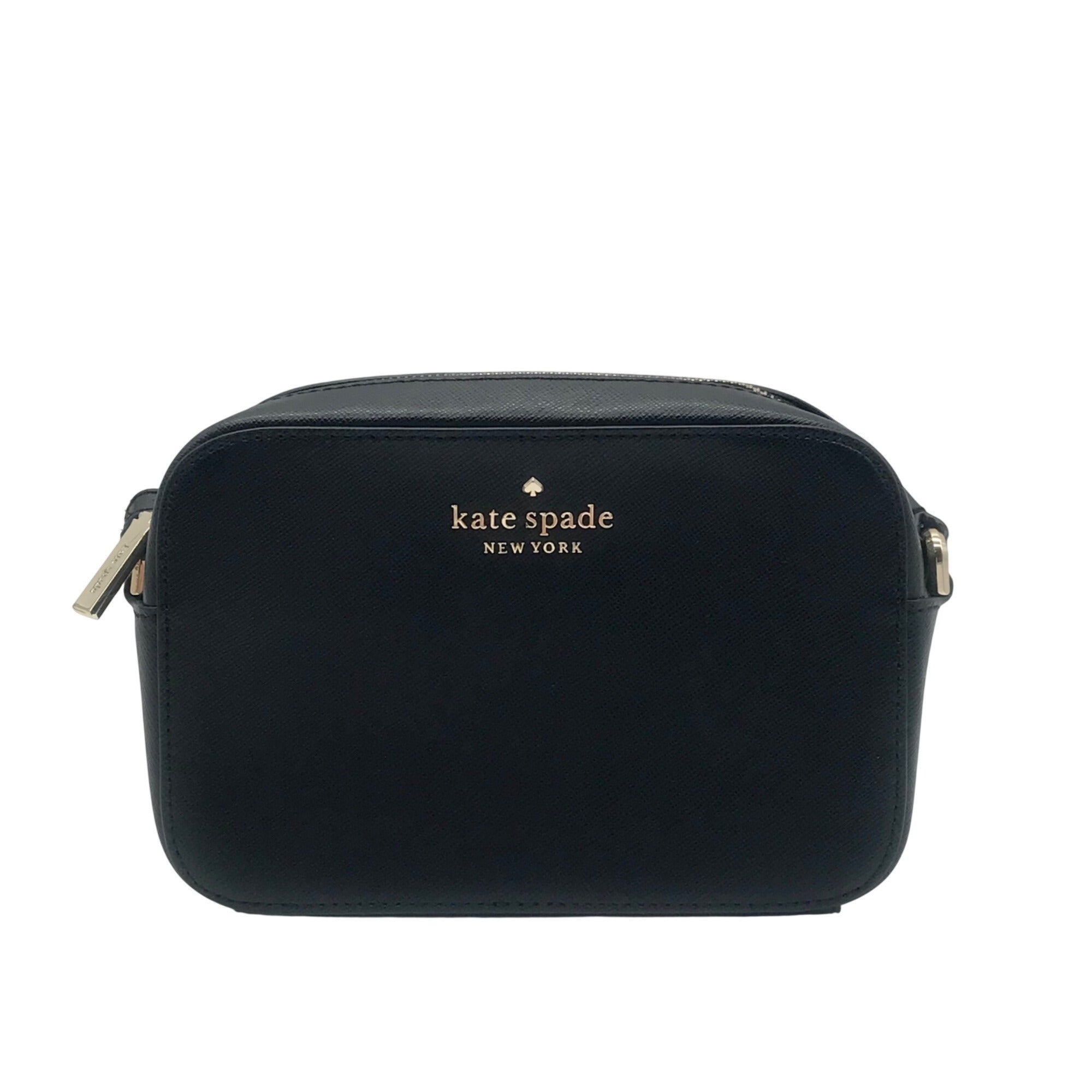 Kate Spade Black Saffiano Leather Mini Camera Bag