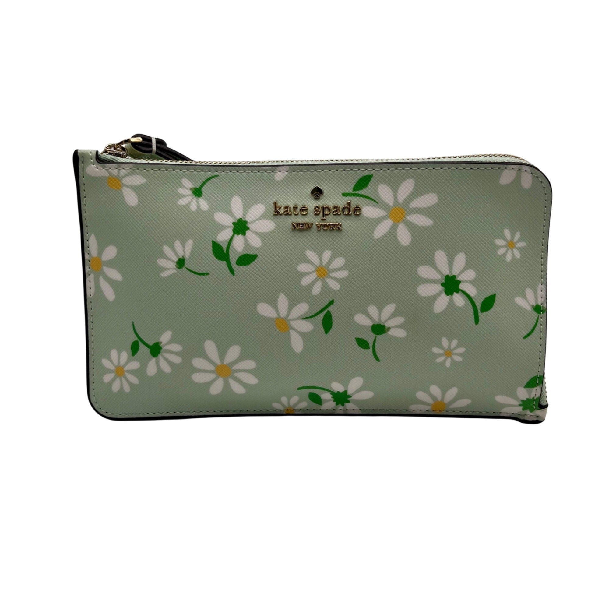 Kate Spade Blue Lucy Daisy Medium Wristlet