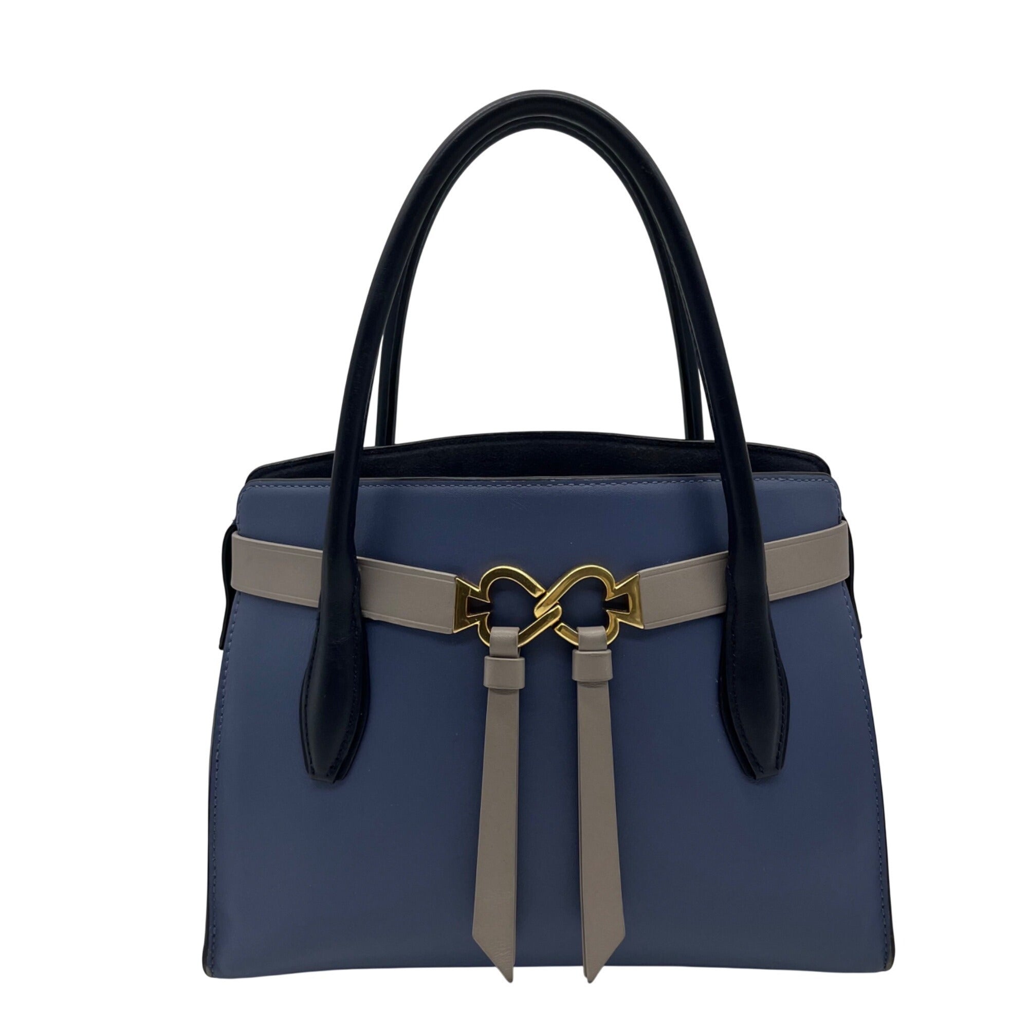 Kate Spade Blue Smooth Leather Toujours Satchel Bag