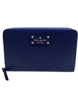 Kate Spade Blue Wellesley Neda Zip-Around Wallet