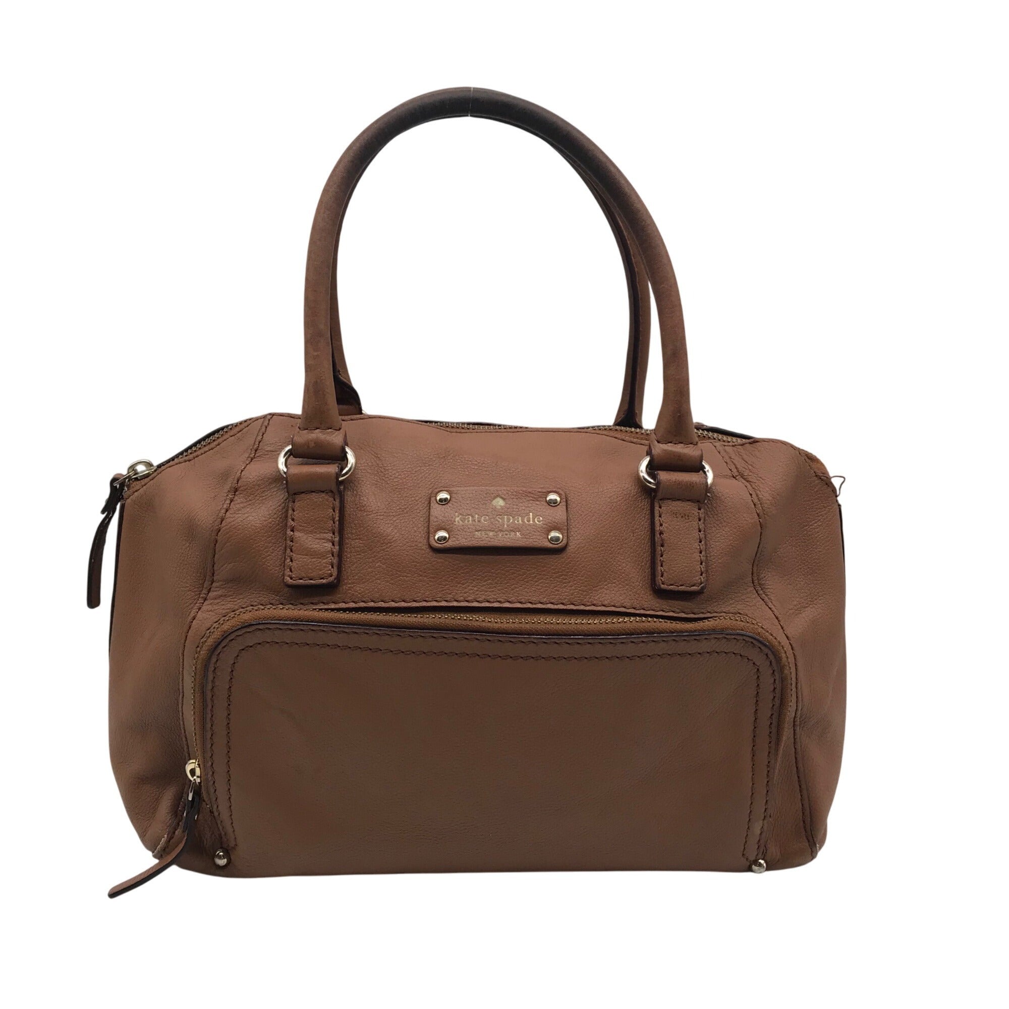 Kate Spade Cognac Leather Catalina Baxter Street Tote 