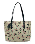 Kate Spade Cream Floral Saffiano Leather Tote Bag