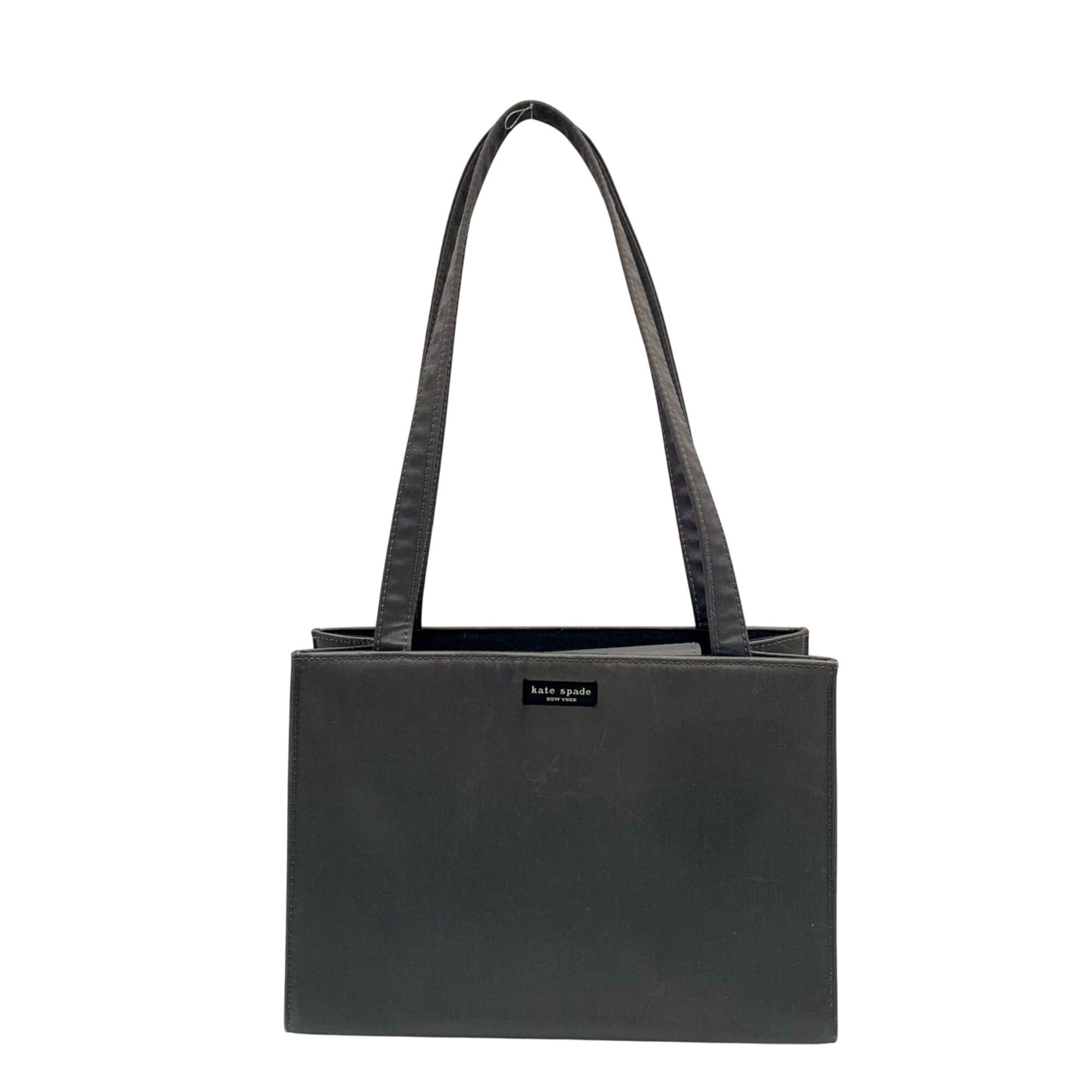 Kate Spade Gray Fabric Shoulder Bag