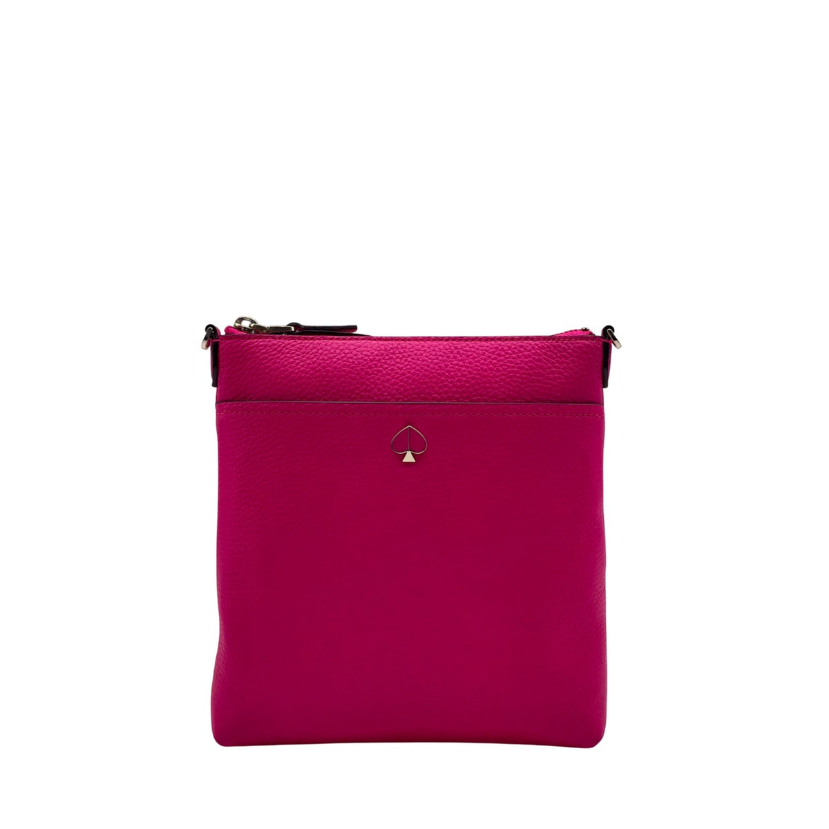 Kate Spade Hot Pink Pebbled Leather Crossbody Bag