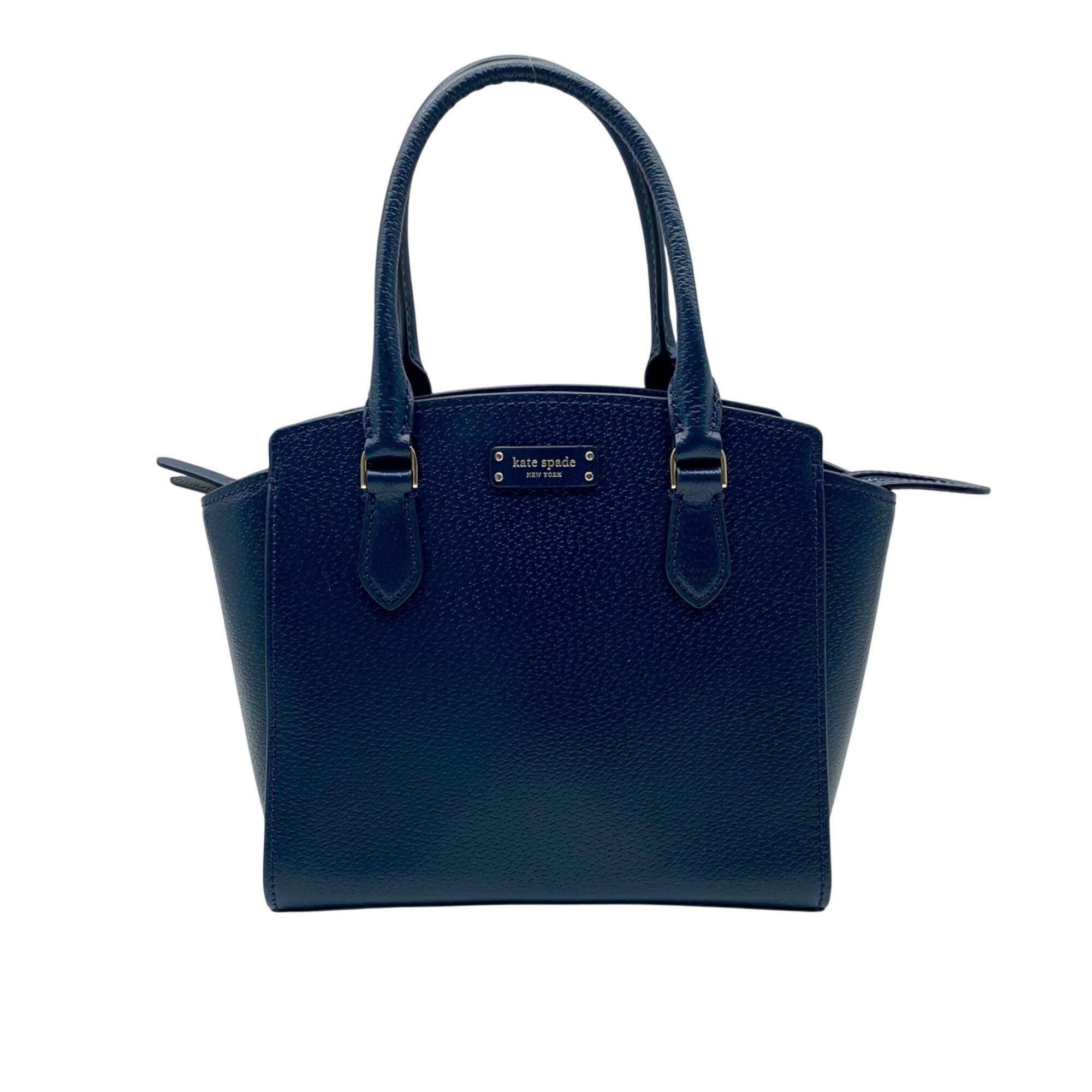 Kate Spade Navy Leather Jeanne Small Satchel