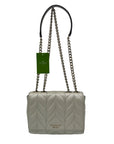 Kate Spade Optic White Leather Quilted Convertible Shoulder Bag