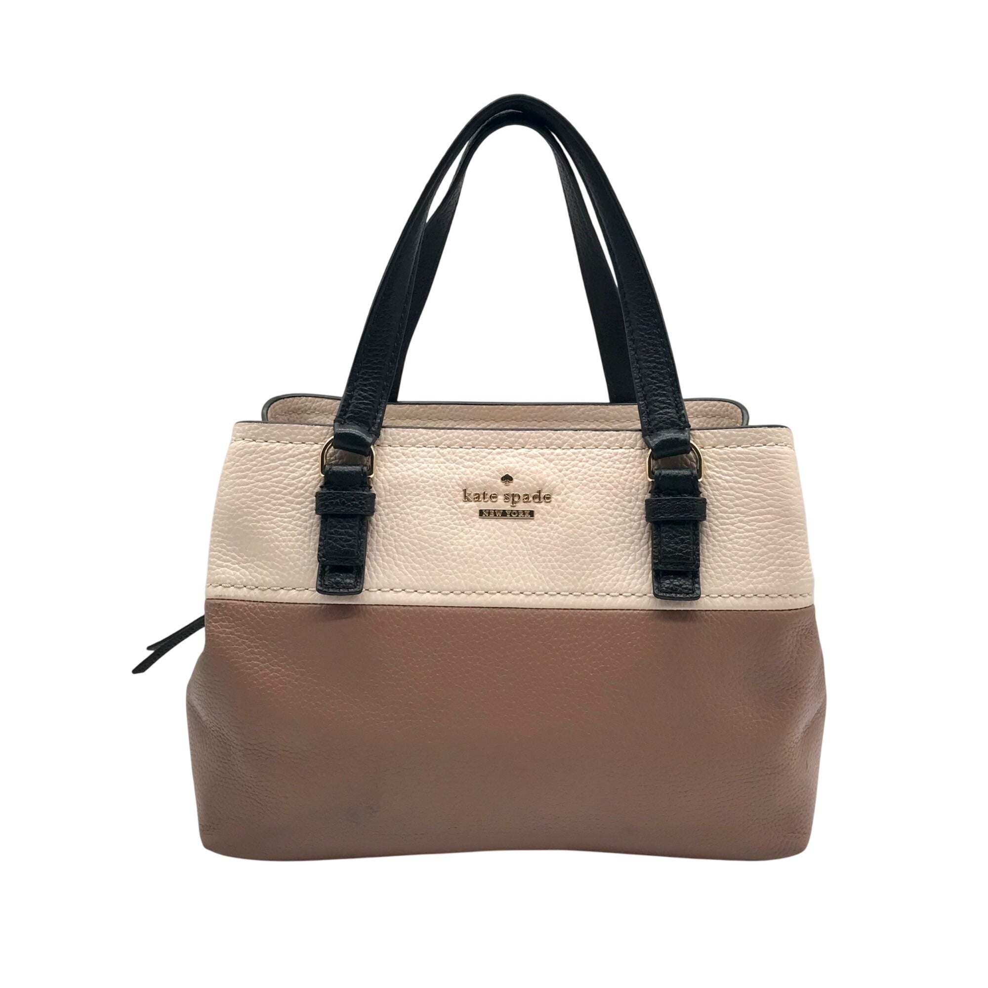 Kate Spade Pink Colorblock Pebbled Leather Jackson Street Octavia Shoulder Bag