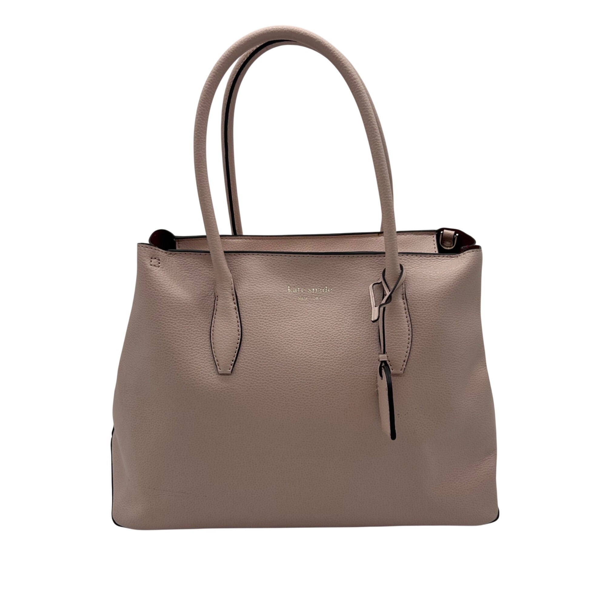 Kate Spade Pink Medium Leather Top Zip Satchel Bag