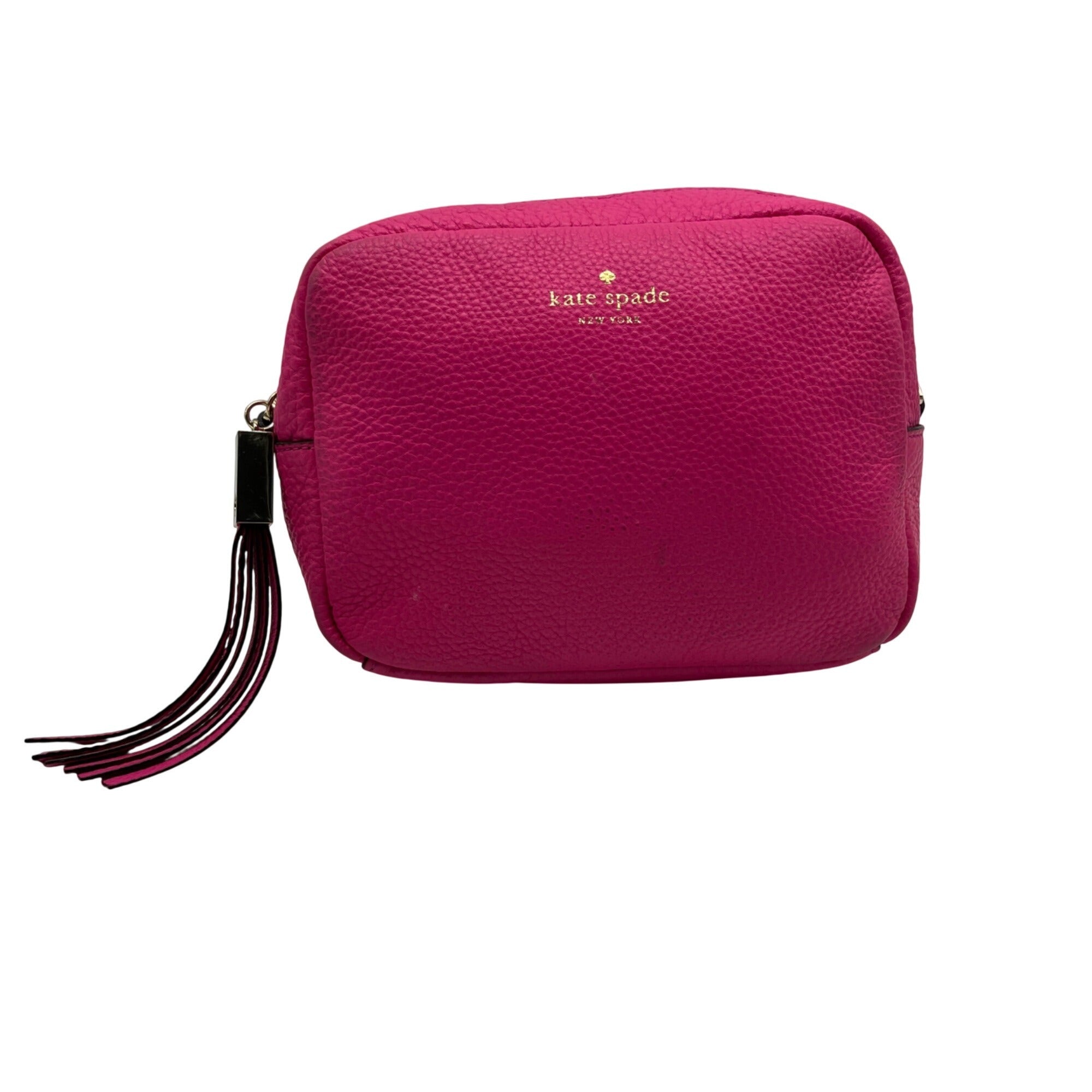 Kate Spade Pink Pebbled Leather Crossbody