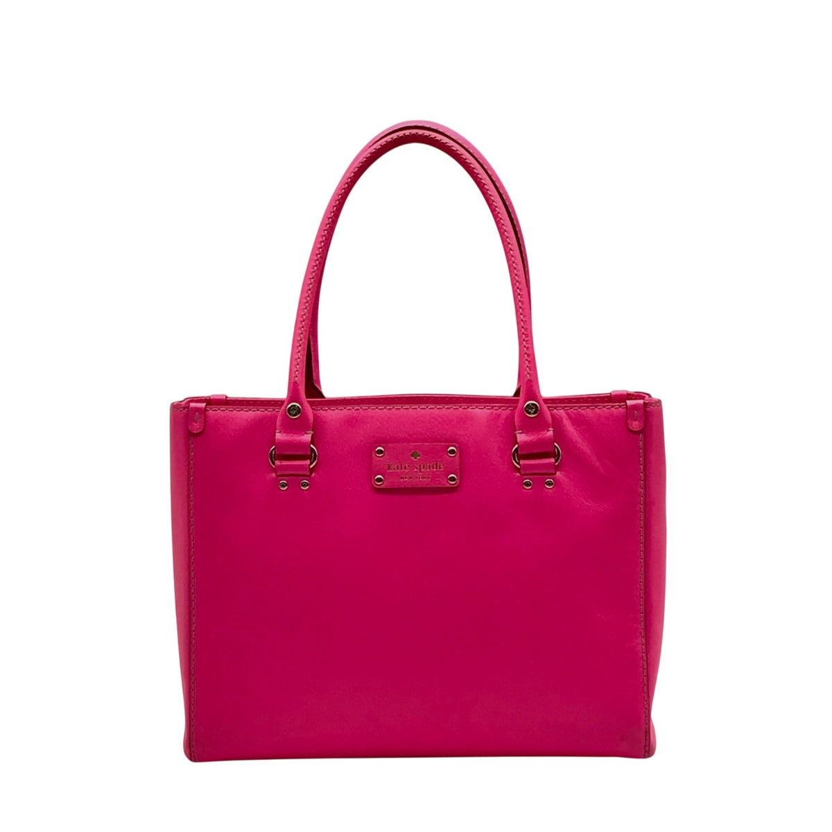 Kate Spade Pink Pebbled Leather Large Satchel