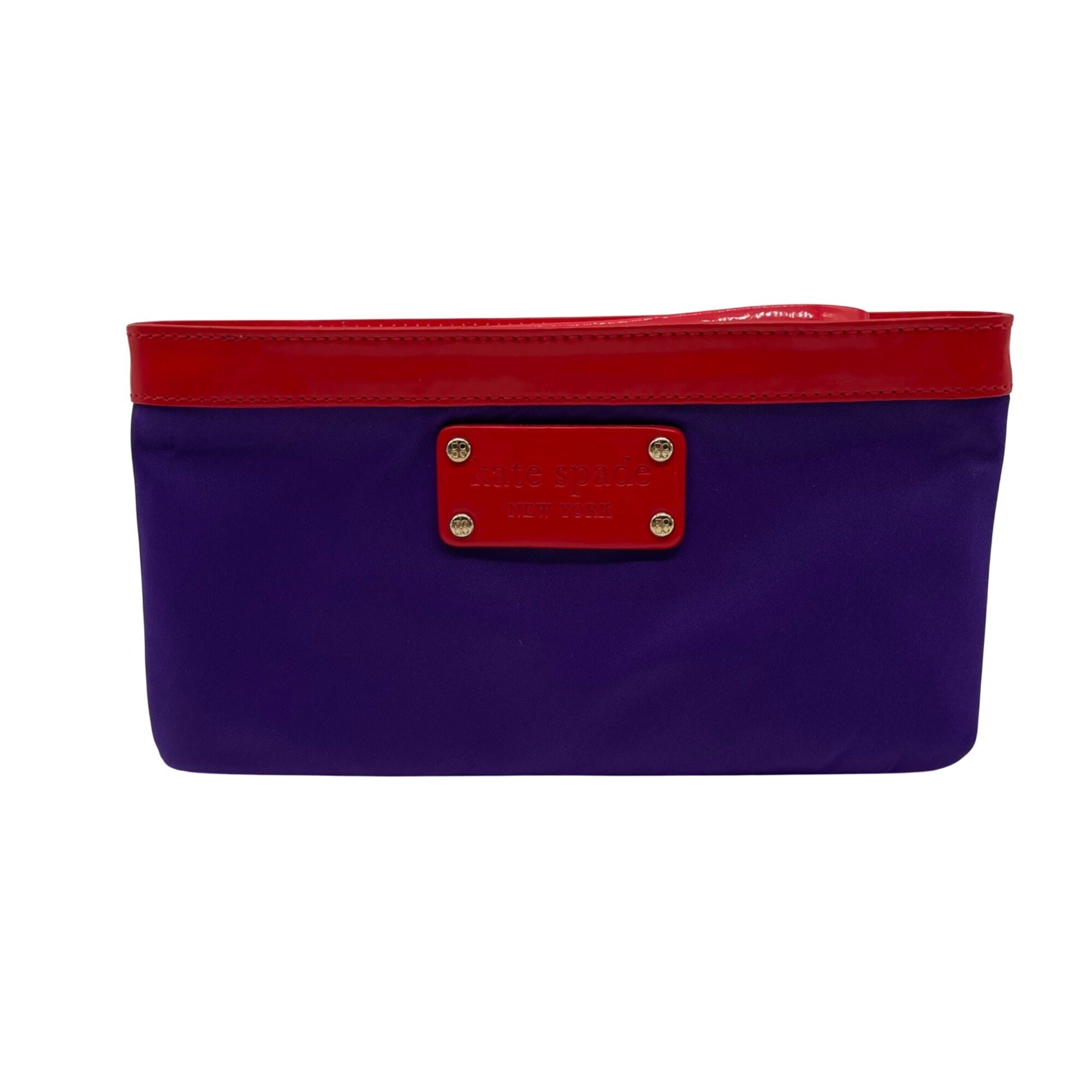 Kate Spade Purple Nylon Wristlet Wallet