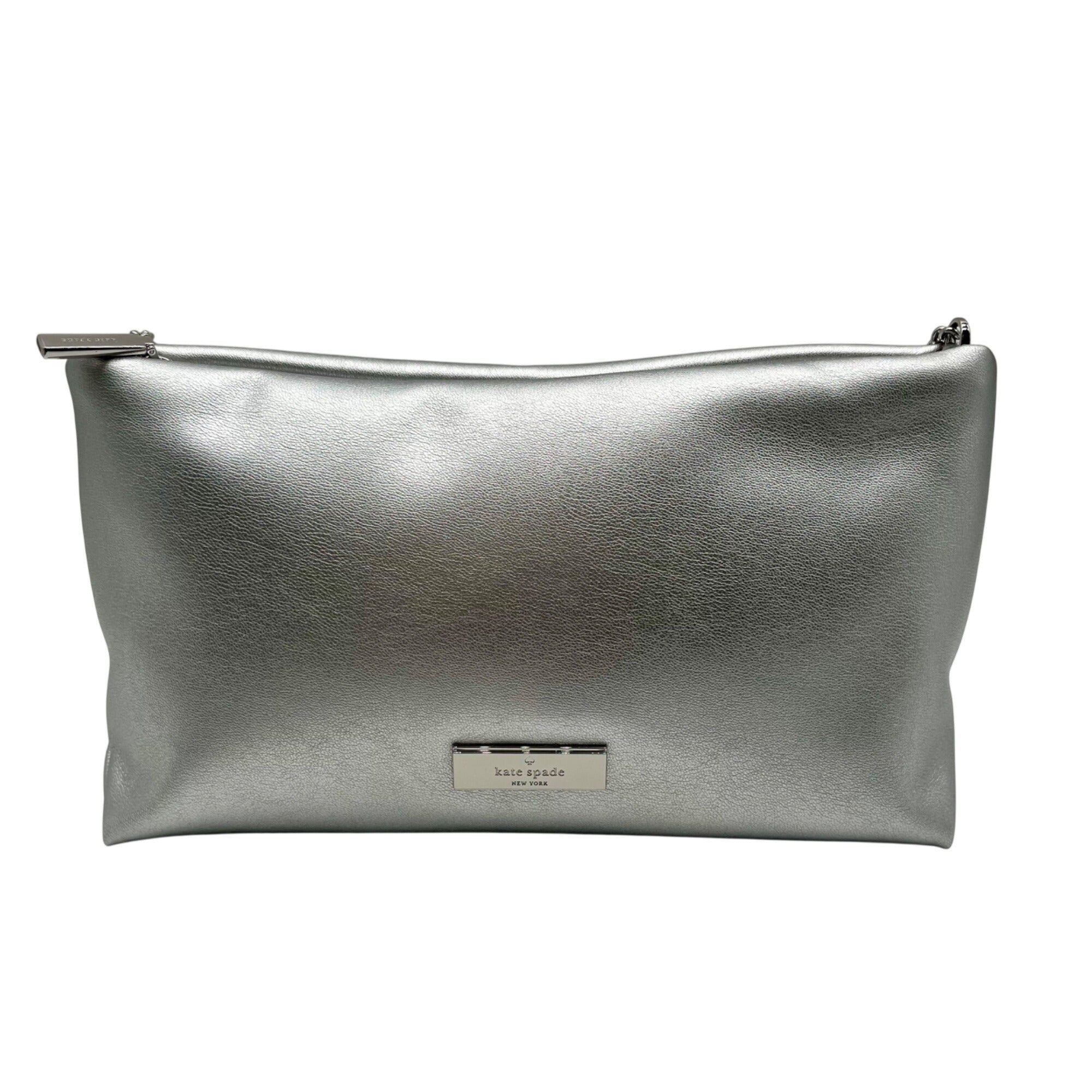 Kate Spade Silver Anya Metallic Shoulder Bag