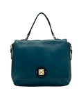 Kate Spade Teal Leather Varick Street Convertible Satchel