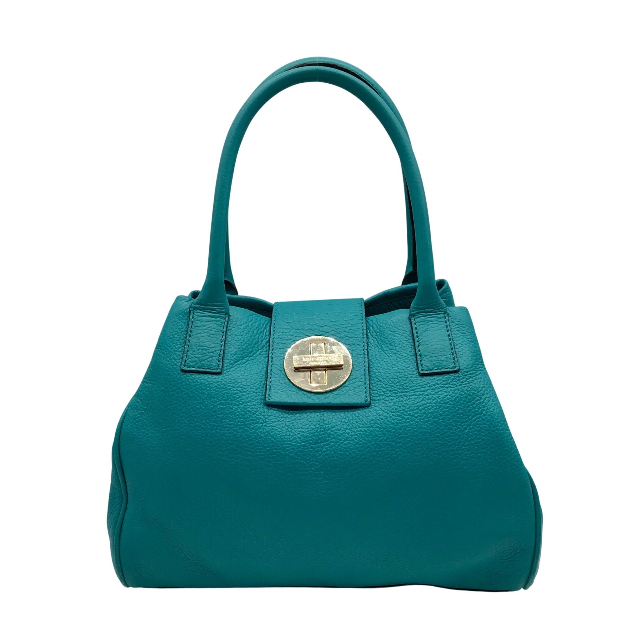 Kate Spade Teal Pebbled Leather Bexley Stevie Satchel Bag