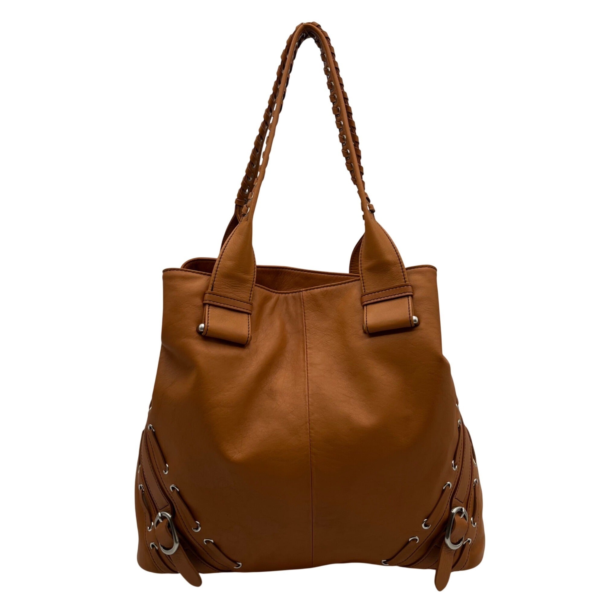 Kenneth Cole Brown Leather Tote Bag