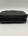 Michael Kors Black Jet Set Travel Double Zip Leather Wristlet