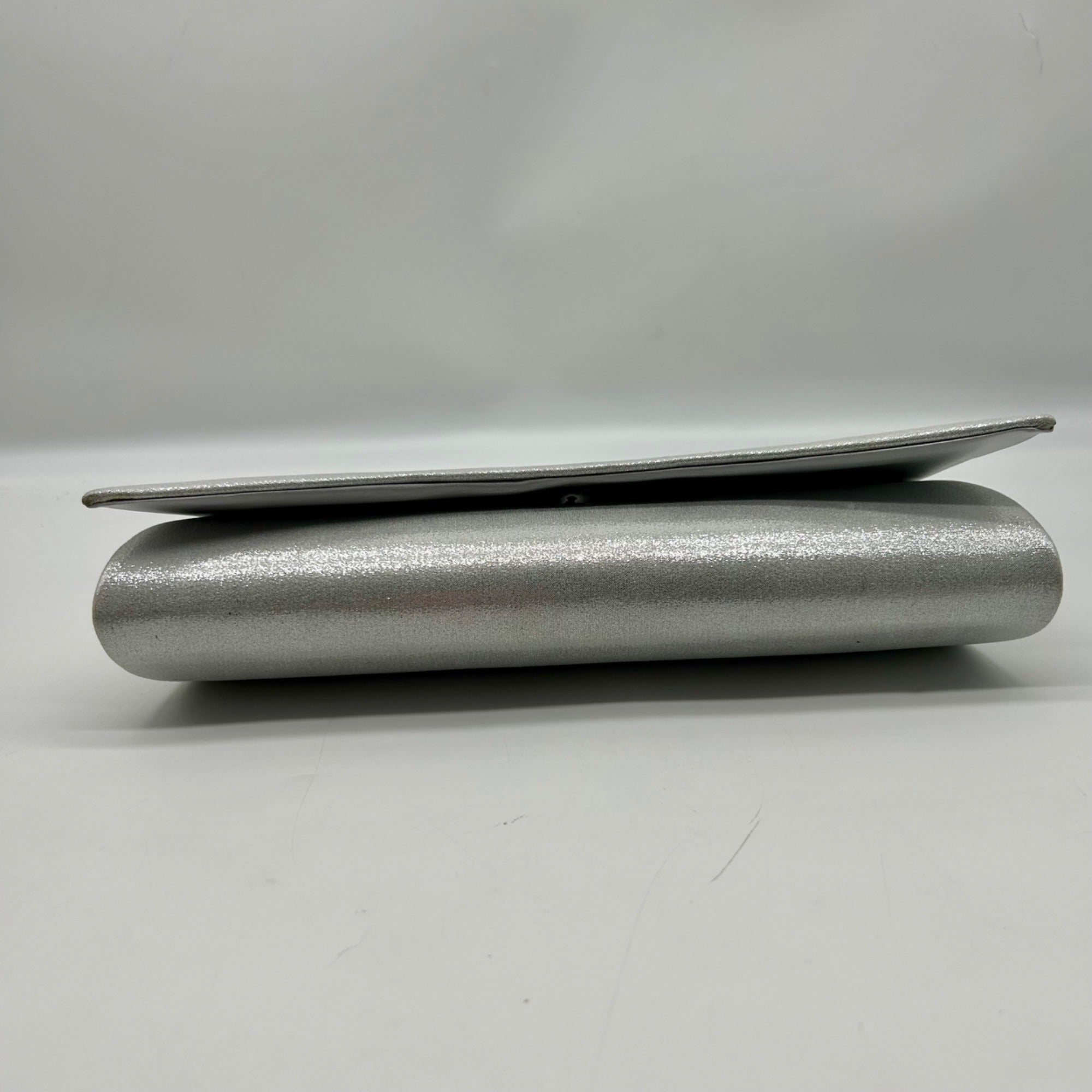 Nina Silver Evening Clutch Bag