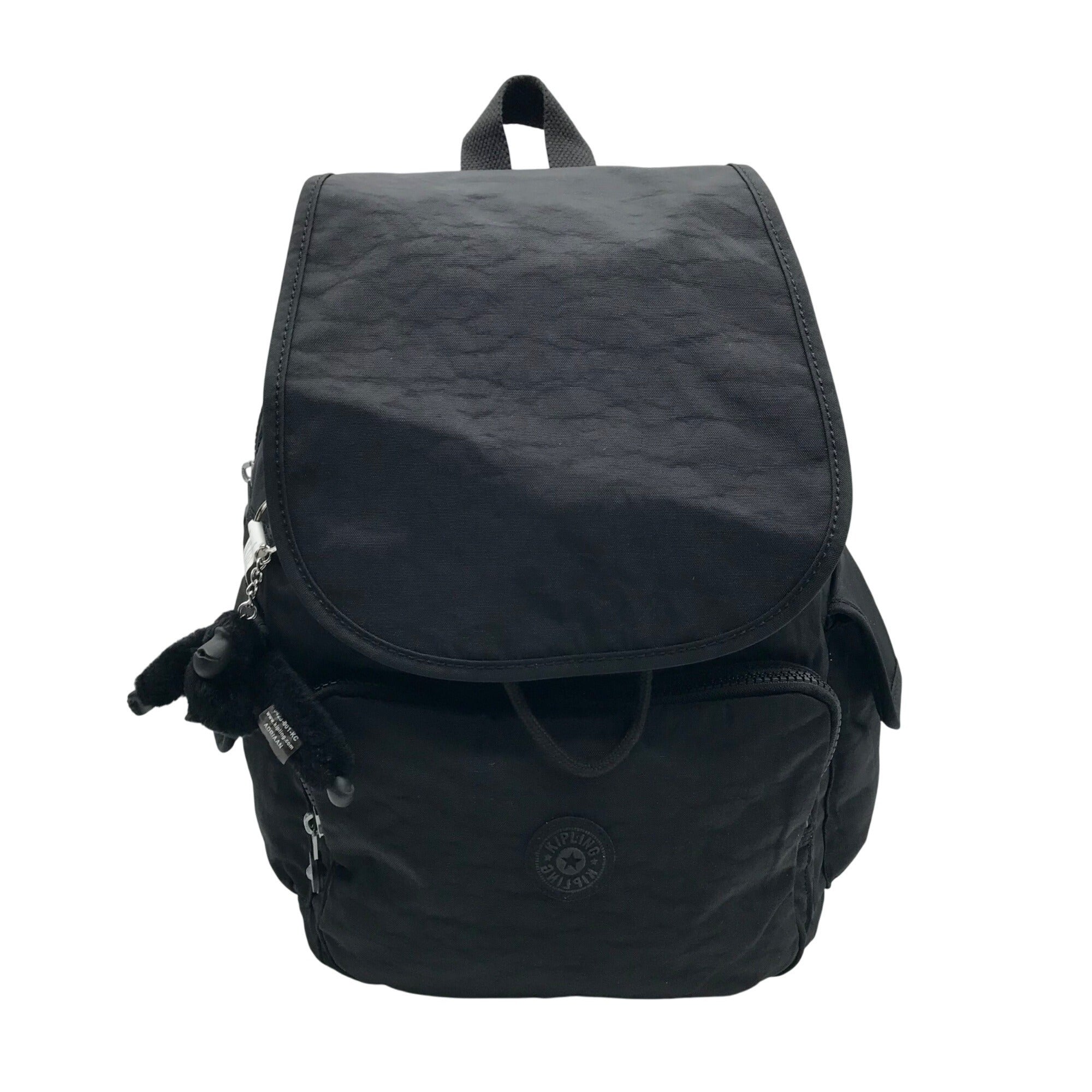 Kipling Black Noir Nylon City Pack Backpack – One Purse