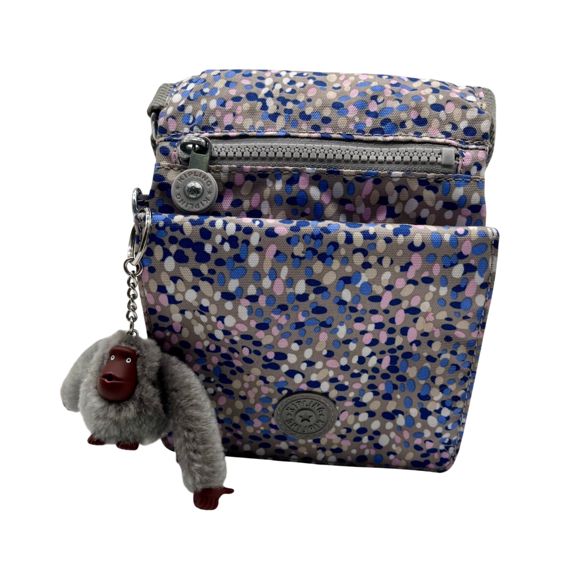 Kipling Grey Sabian Mini Crossbody Bag