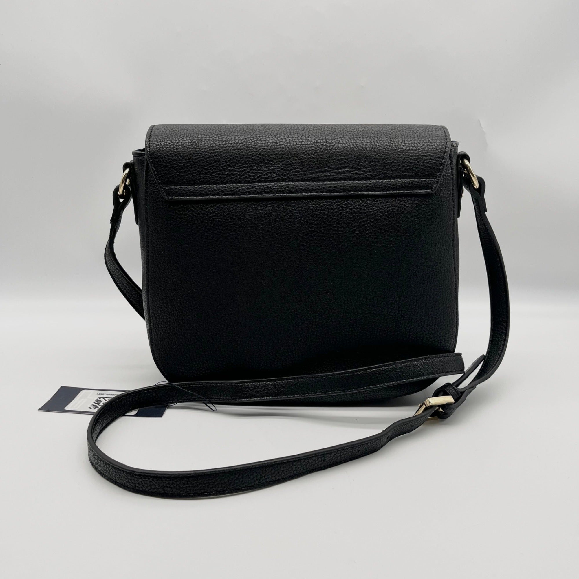 Tommy Hilfiger Black Saddle Crossbody Bag