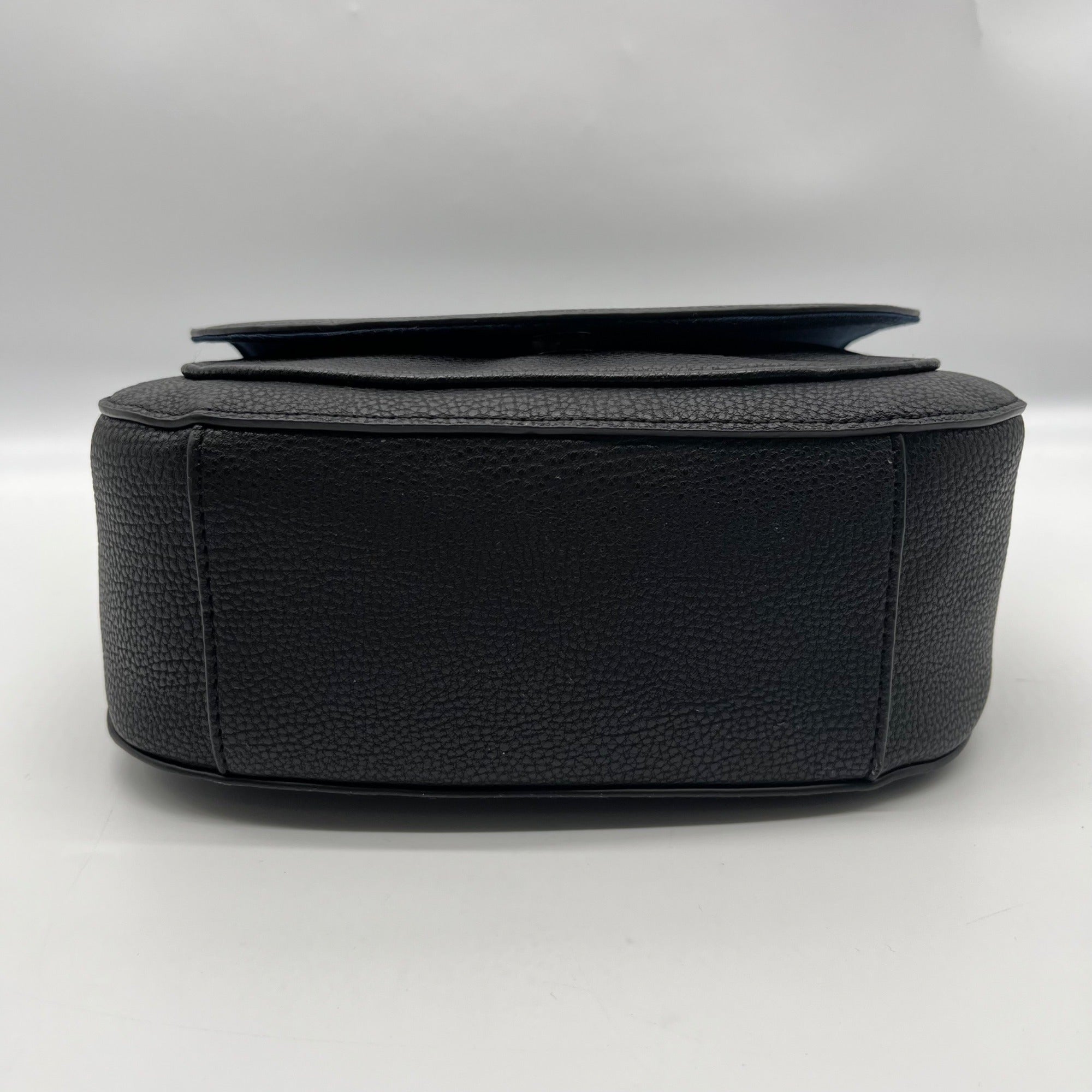 Tommy Hilfiger Black Saddle Crossbody Bag