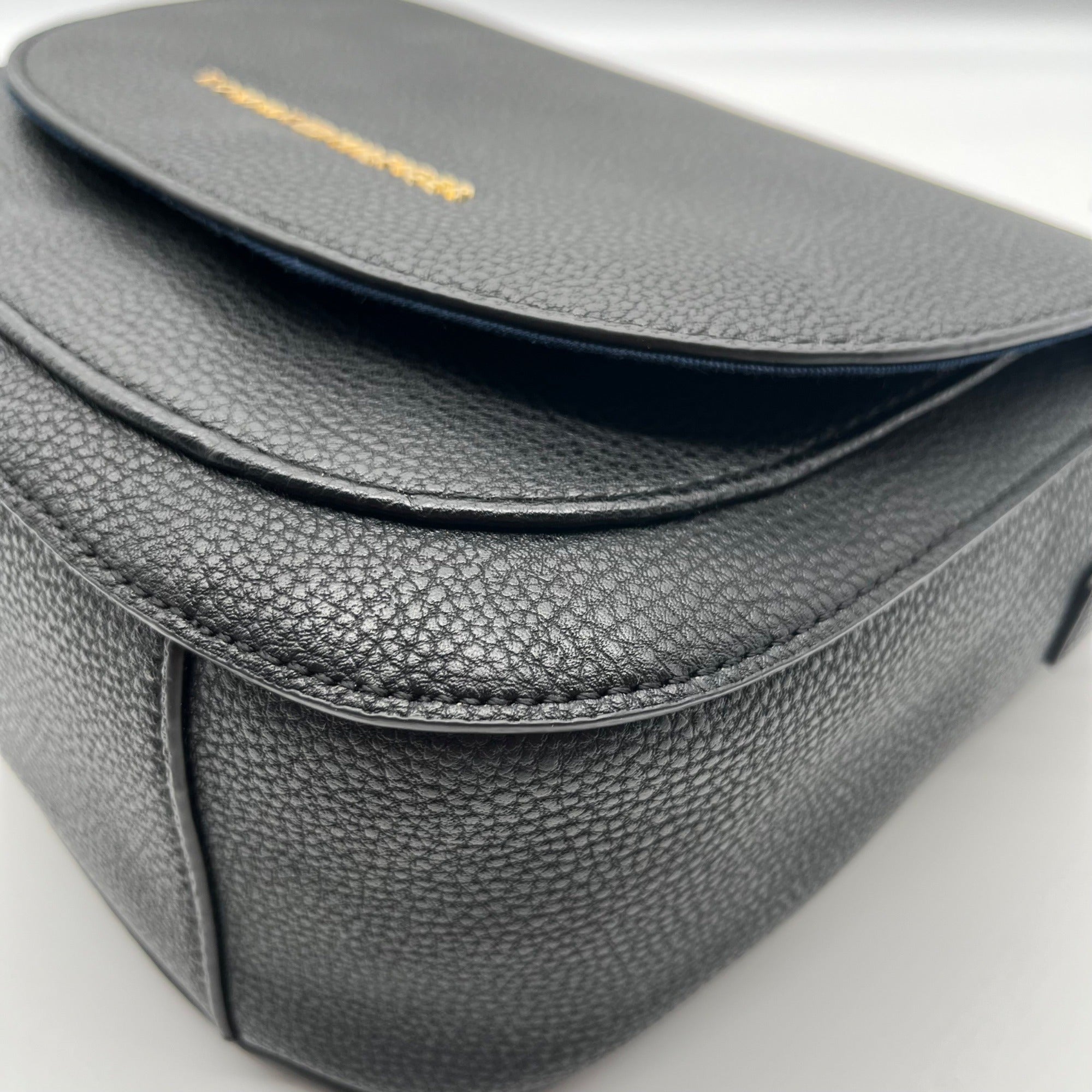 Tommy Hilfiger Black Saddle Crossbody Bag