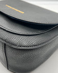 Tommy Hilfiger Black Saddle Crossbody Bag