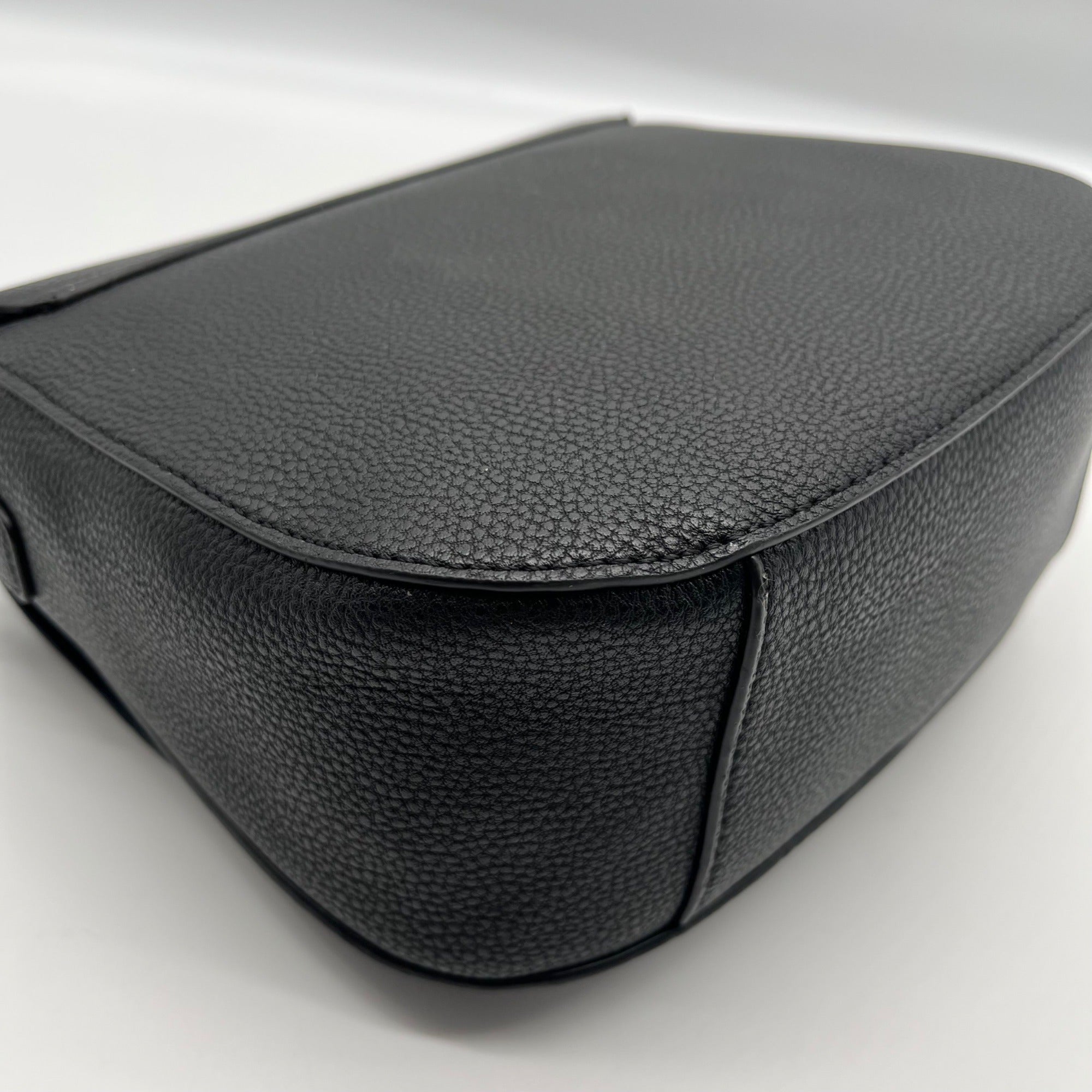 Tommy Hilfiger Black Saddle Crossbody Bag