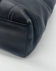Coach Black Leather Gallery Tote Bag F10195
