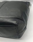 B. Makowsky Black Leather Hobo Bag