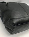B. Makowsky Black Leather Hobo Bag