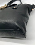 Michael Kors Black Leather Hamilton Satchel Bag
