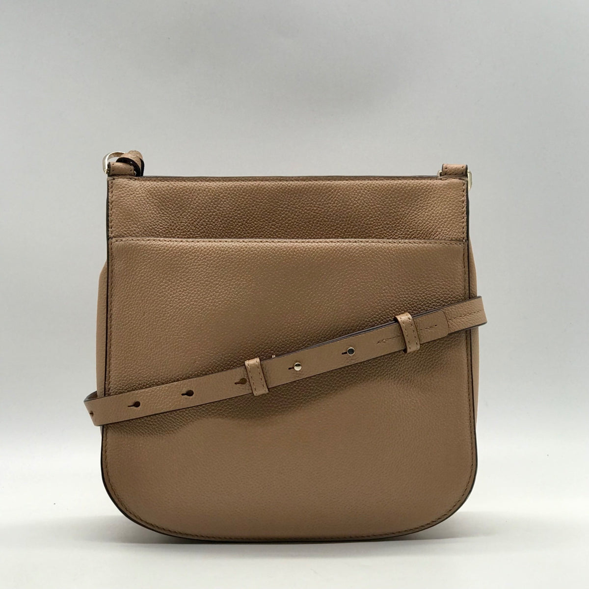 Kate Spade Tan Pebbled Leather Crossbody Bag