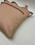 Halogen Pink Leather Crossbody Bag